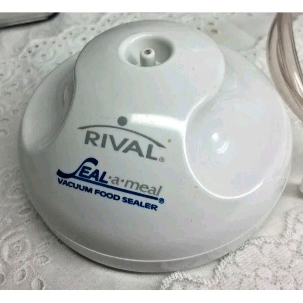 Rival Seal-A-Meal 3 Canisters 3 Lids Hose Sealer Accessory Kit Used Prepper
